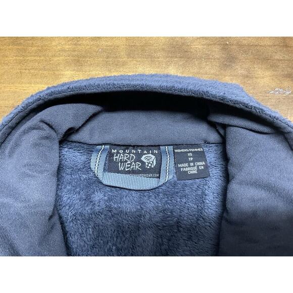Mountain Hardwear Monkey Fleece Fuzzy Full Zip Jacket Womens Size XS Gray - Picture 5 of 9
